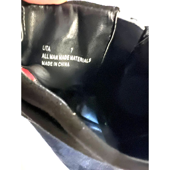 CHARLOTTE RUSSE Peep Toe Sling Back Heeled Boots (Size 7) - Picture 8 of 10